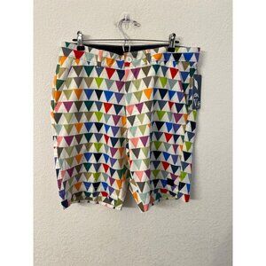 V46 Performance multicolored shorts mens size 34